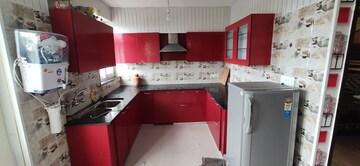 Kitchen in 2 BHK Builder Floor at Misty Hillocks, Salan Gaon – for Rent