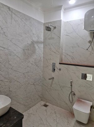 Bathroom in 4 BHK Builder Floor at Chattarpur – for Sale