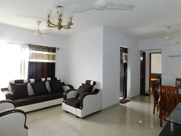 Living Room in 2.5 BHK Apartment at Rattan Icon, Seawoods Sector 50 – for Rent