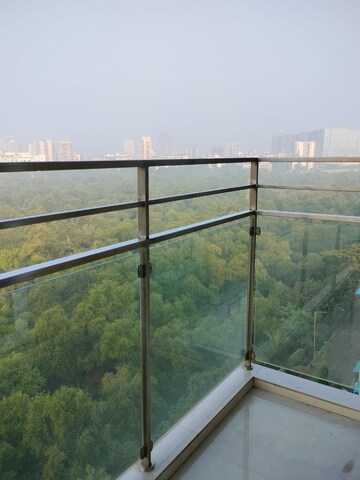 Balcony in 2.5 BHK Apartment at Rattan Icon, Seawoods Sector 50 – for Rent