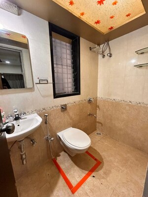 Bathroom in 2 BHK Apartment at Suncity Jupiter, Powai – for Rent