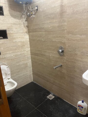Bathroom in 3 BHK Builder Floor at Vasant Enclave – for Rent