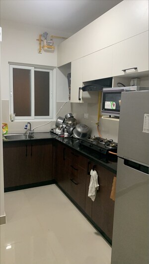 Kitchen in 2 BHK Apartment at Brigade El Dorado, Bagaluru – for Rent