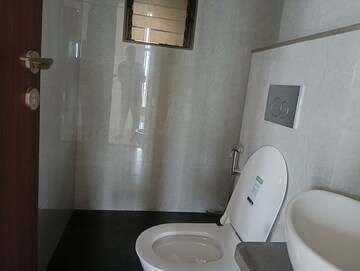 Bathroom in 2 BHK Apartment at Aastha Heights, Goregaon West – for Rent