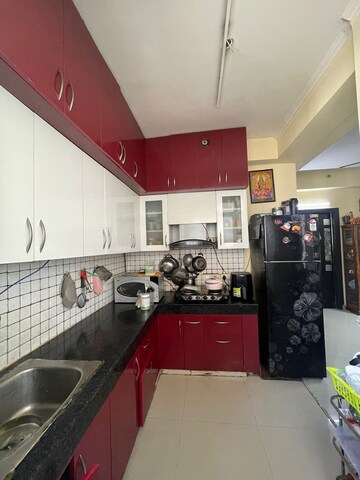Kitchen in 3 BHK Apartment at Galaxy Royale, Gaur City 2 – for Sale