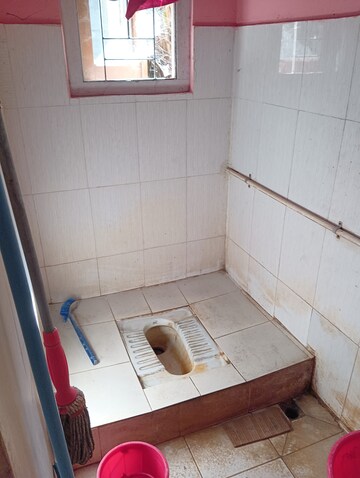 Bathroom in 1 BHK Villa at Borbari – for Rent