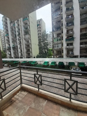 Balcony in 2 BHK Apartment at Maya Garden City, Lohgarh – for Rent