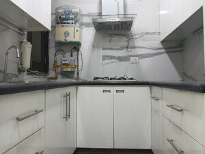 Kitchen in 3 BHK Builder Floor at Greater Kailash I – for Sale