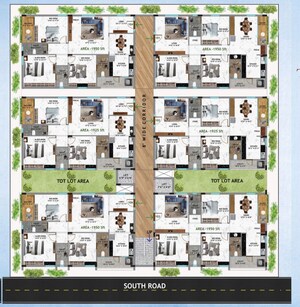 Master Plan in 3 BHK Apartment at Bairagi Patteda – for Sale