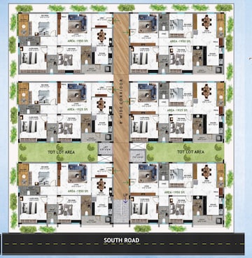 Master Plan in 3 BHK Apartment at Bairagi Patteda – for Sale