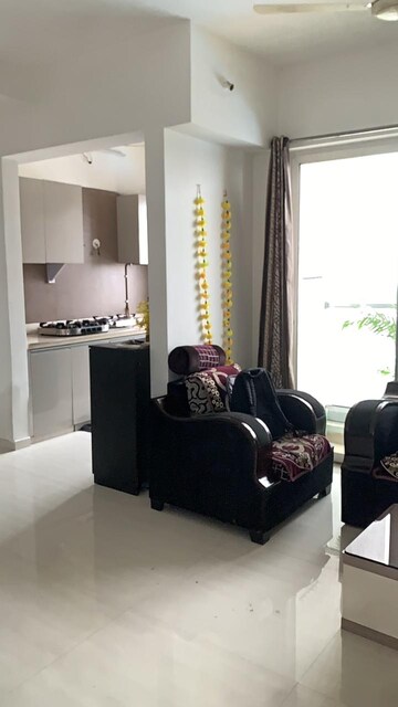 Living Room in 1.5 BHK Apartment at Akshar Green World, Dighe – for Rent