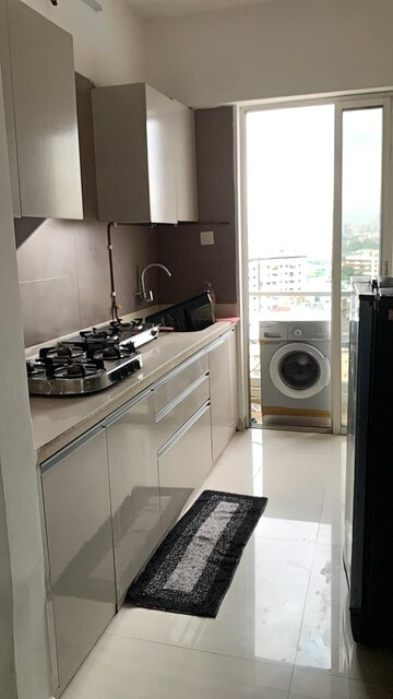 Kitchen in 1.5 BHK Apartment at Akshar Green World, Dighe – for Rent