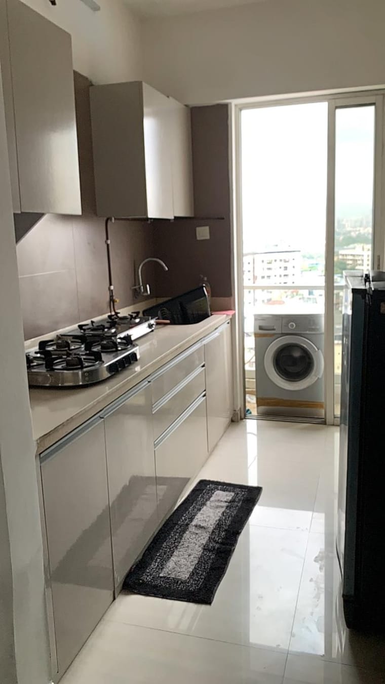 Kitchen, akshar-green-world 1.5 Bedroom 1050 Sq.Ft. Apartment In Dighe Navi Mumbai 9441299