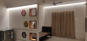 Living Room in 1 BHK Apartment at Paranjape Blue Ridge, Hinjewadi – for Rent