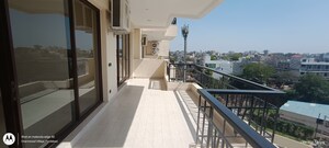 Balcony in 4 BHK Apartment at Eros Edenwood Towers, Lakkarpur – for Sale