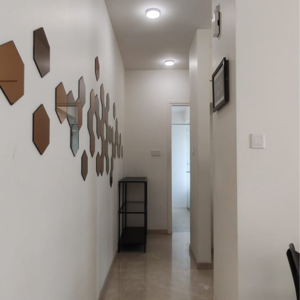 Building Lobby in 3 BHK Apartment at Adonia Apartments, Varsha Nagar – for Rent