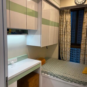 Kitchen in 1.5 BHK Apartment at Runwal Bliss Wing E, Kanjurmarg East – for Rent