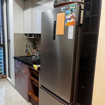 Kitchen in 1.5 BHK Apartment at Runwal Bliss Wing E, Kanjurmarg East – for Rent