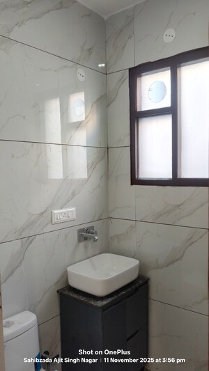 Bathroom in 3 BHK Apartment at Dhakoli – for Sale