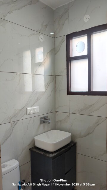 Bathroom in 3 BHK Apartment at Dhakoli – for Sale