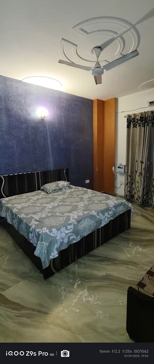 Bedroom in 4 BHK Builder Floor at Srishti Greenfield Homes, Green Fields Colony – for Sale