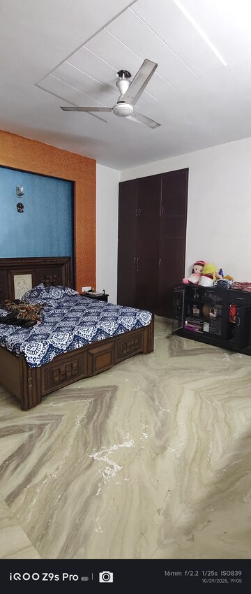 Bedroom in 4 BHK Builder Floor at Srishti Greenfield Homes, Green Fields Colony – for Sale