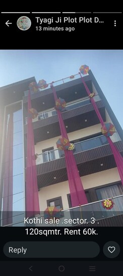 3.5 BHK + Study Room Independent House For Sale in Choudhary Enclave