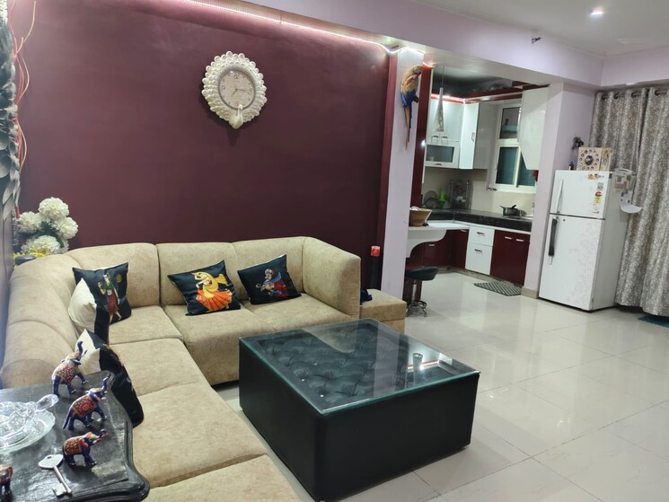 Living Room, saviour-iris 3 Bedroom 1600 Sq.Ft. Apartment In Sain Vihar Ghaziabad 9441395