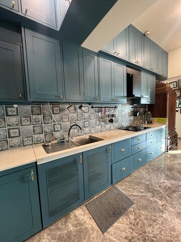 Kitchen in 2 BHK Apartment at Sheth Beaumonte, Sion East – for Rent