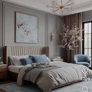 Bedroom in 4 BHK Builder Floor at Vasant Vihar – for Sale