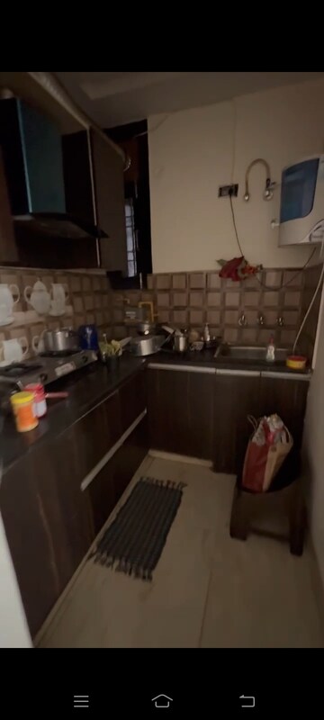 Kitchen in 1 BHK Builder Floor at Soho Awas Apartments, Gyan Khand I – for Rent