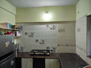Kitchen in 2 BHK Apartment at Evergreen city, Mira Road – for Rent