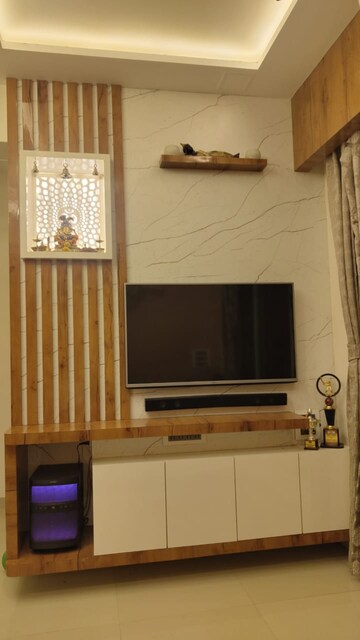 Living Room in 1 BHK Apartment at Raj Florenza, Mira Road East – for Rent