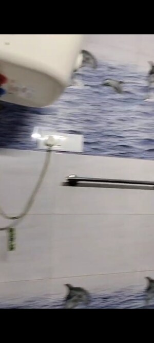 Staircase in 3 BHK Apartment at Shipra Suncity, Vaibhav Khand – for Rent