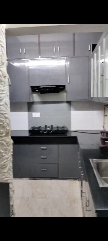 Kitchen in 3 BHK Apartment at Shipra Suncity, Vaibhav Khand – for Rent
