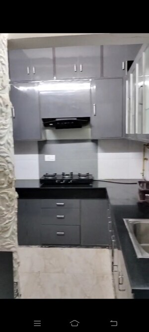Kitchen in 3 BHK Apartment at Shipra Suncity, Vaibhav Khand – for Rent