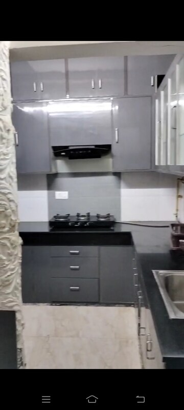 Kitchen in 3 BHK Apartment at Shipra Suncity, Vaibhav Khand – for Rent
