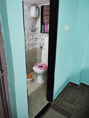 Bathroom in 1 BHK Apartment at Kakad Paradise Phase 1, Mira Road – for Rent