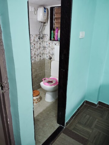 Bathroom in 1 BHK Apartment at Kakad Paradise Phase 1, Mira Road – for Rent