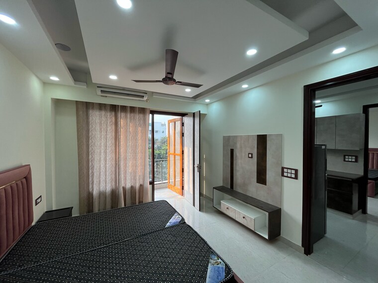 Bedroom, hong-kong-bazaar 2 Bedroom 1655 Sq.Ft. Builder Floor In Sector 56 Gurgaon 9441627