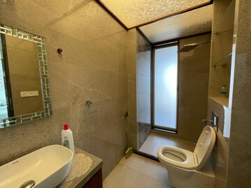 Bathroom in 4 BHK Apartment at Suraj Ocean Star 1, Prabhadevi – for Sale