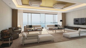 Living Room in 6+ BHK Apartment at Suraj Ocean Star 2, Prabhadevi – for Sale