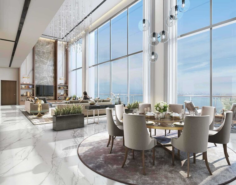 Living Room, suraj-ocean-star-2 6+ Bedroom 5400 Sq.Ft. Apartment In Prabhadevi Mumbai 9441643