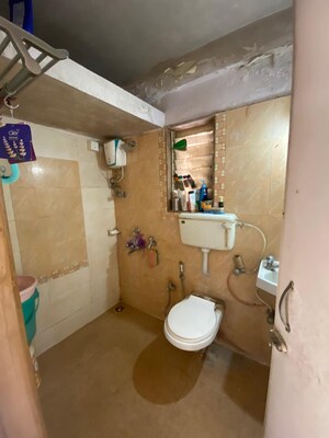 Bathroom in 1 BHK Apartment at Puranik Hometown, Ghodbunder Road – for Rent