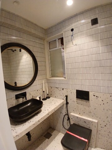 Bathroom in 2 BHK Apartment at Vasundhara CHS Gokuldham, Gokuldham Colony – for Rent