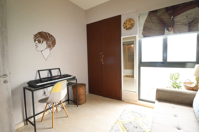 Living Room, lodha-sterling 3 Bedroom 1266 Sq.Ft. Apartment In Kolshet Road Thane 9441719