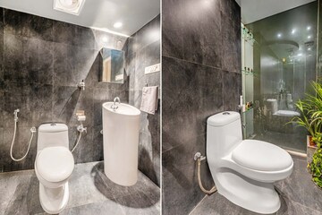 Bathroom in 4 BHK Villa at Sycon Horamavu, Horamavu – for Rent