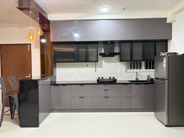 Kitchen in 1.5 BHK Apartment at Paradise At Brigade Cornerstone Utopia, Varthur – for Rent