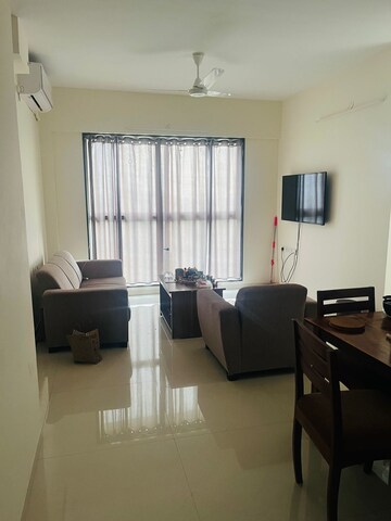 Living Room in 2 BHK Apartment at Lodha Parkside, Worli – for Rent
