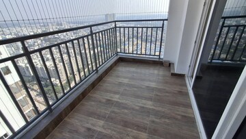 Balcony in 3 BHK Apartment at Rajapushpa Provincia, Narsingi – for Rent